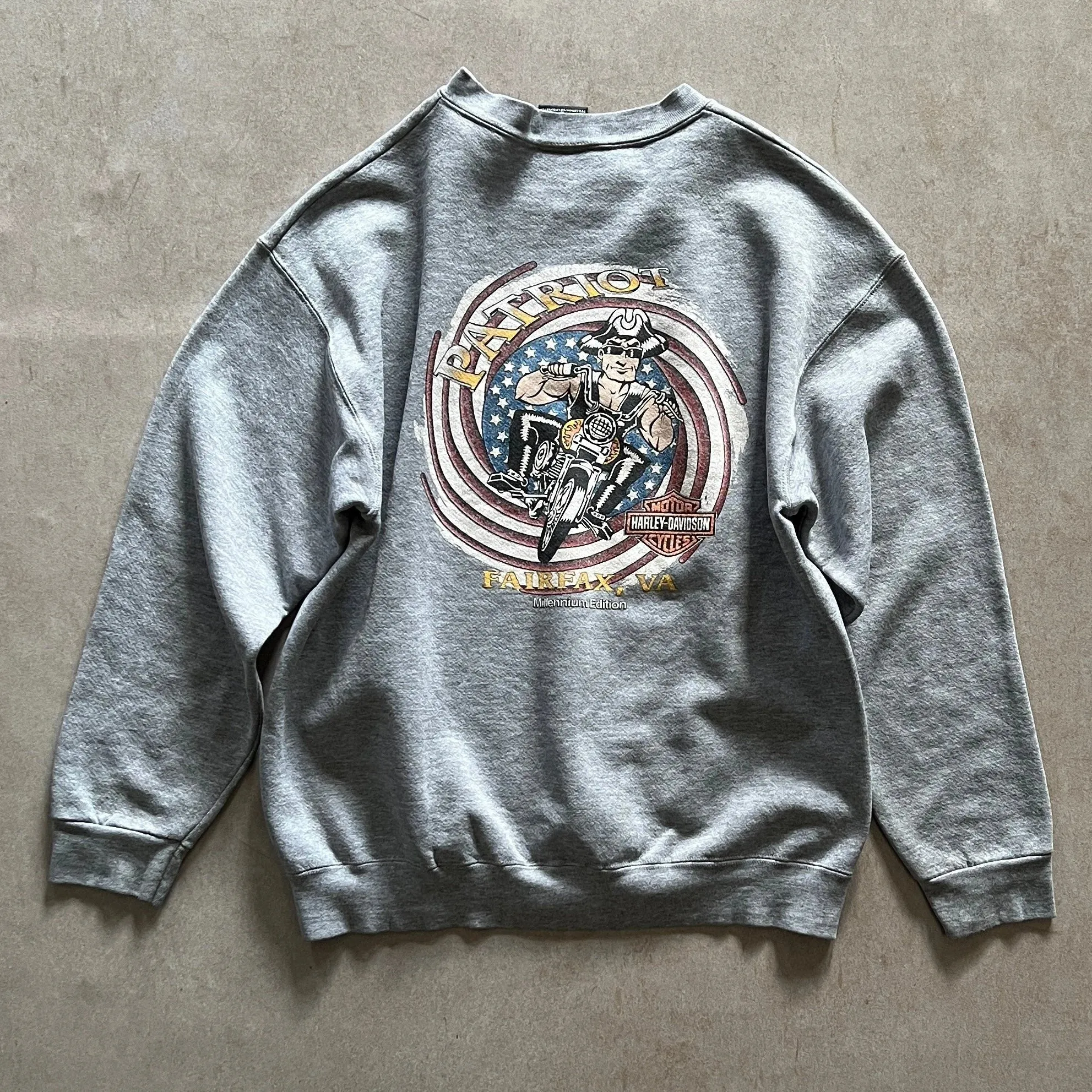 1999 Harley Davidson Fairfax VA Patriot Sweater - L