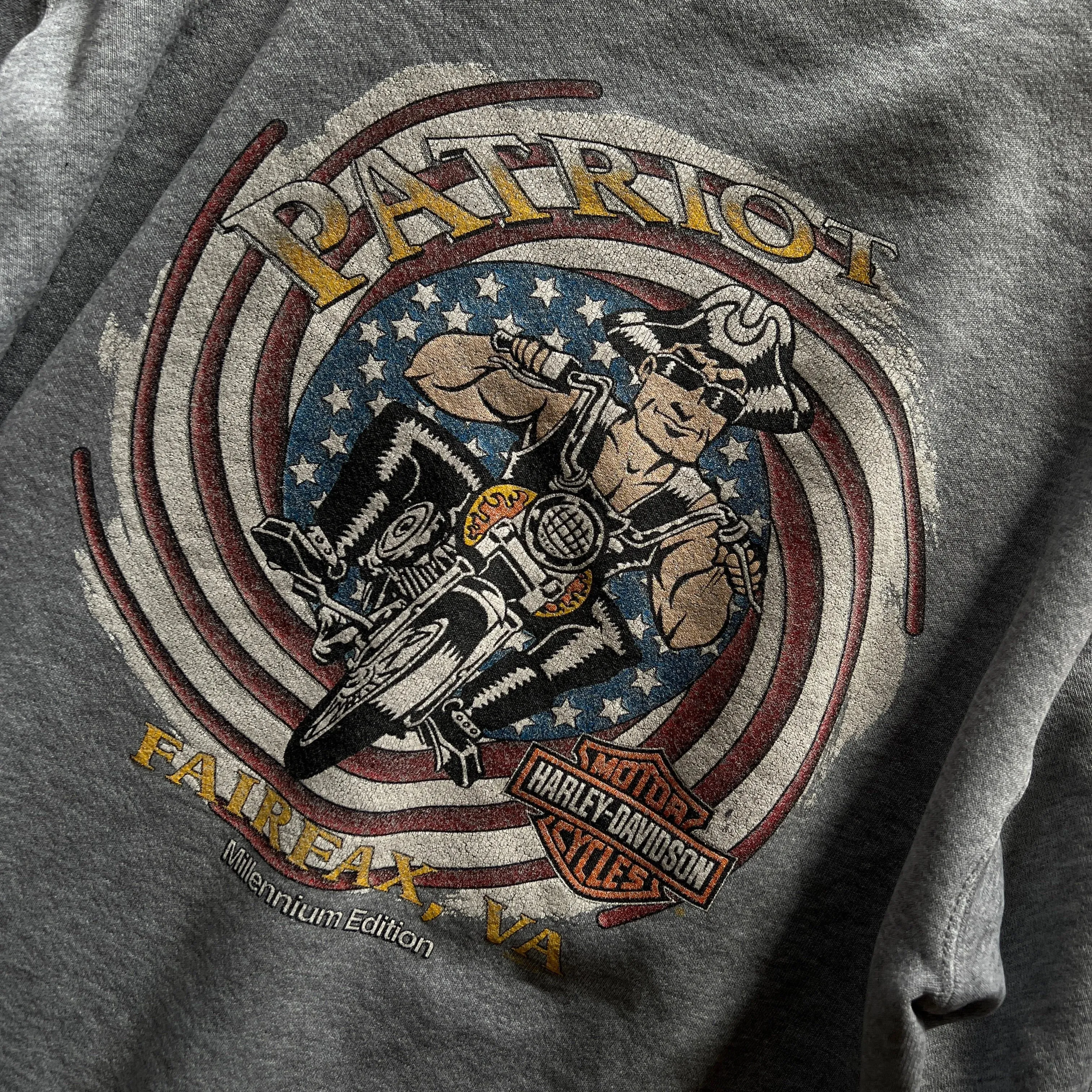 1999 Harley Davidson Fairfax VA Patriot Sweater - L