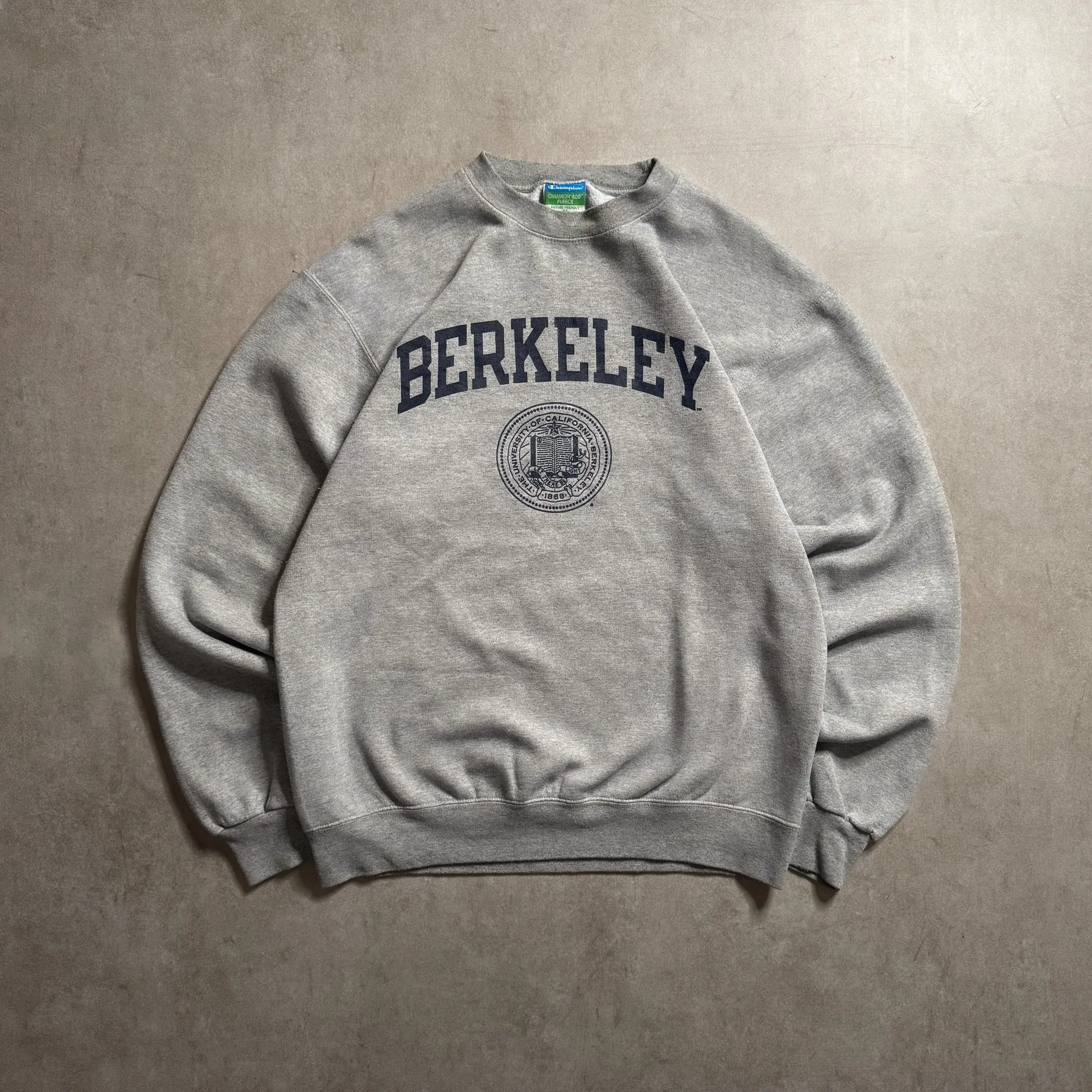 2000s Champion Eco Fleece Berkeley Grey Sweater - M