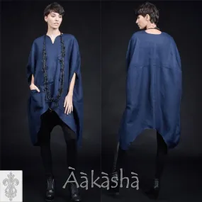 Aakasha  |Linen Plain Medium Handmade Oversized Tunics