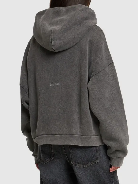 Acne Studios  |Unisex Cotton Logo Hoodies & Sweatshirts