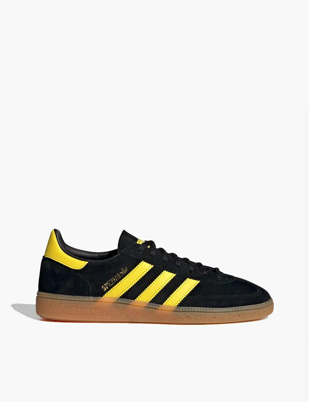 adidas Handball Spezial Shoes (FX5676) - Core Black/Yellow/Gold Metallic