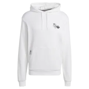 adidas Originals Fuzi Graffiti Graphic Hoodie - White