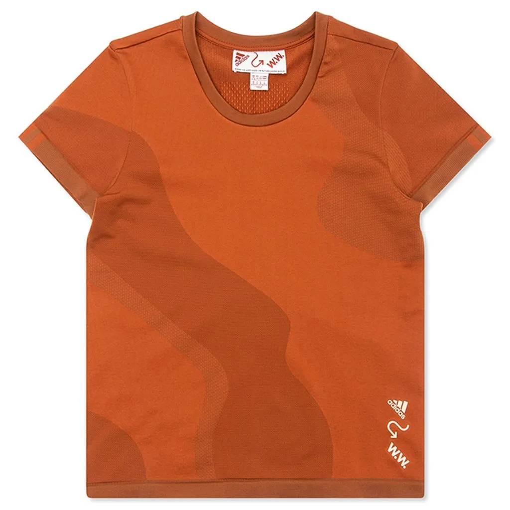 Adidas Originals x Wood Wood 25/7 Women's Tee - Fox Red