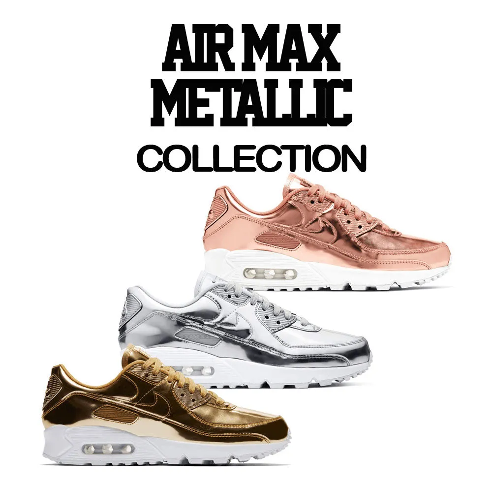 Air Max 90 Metallic Gold Shirt - Finesse - White