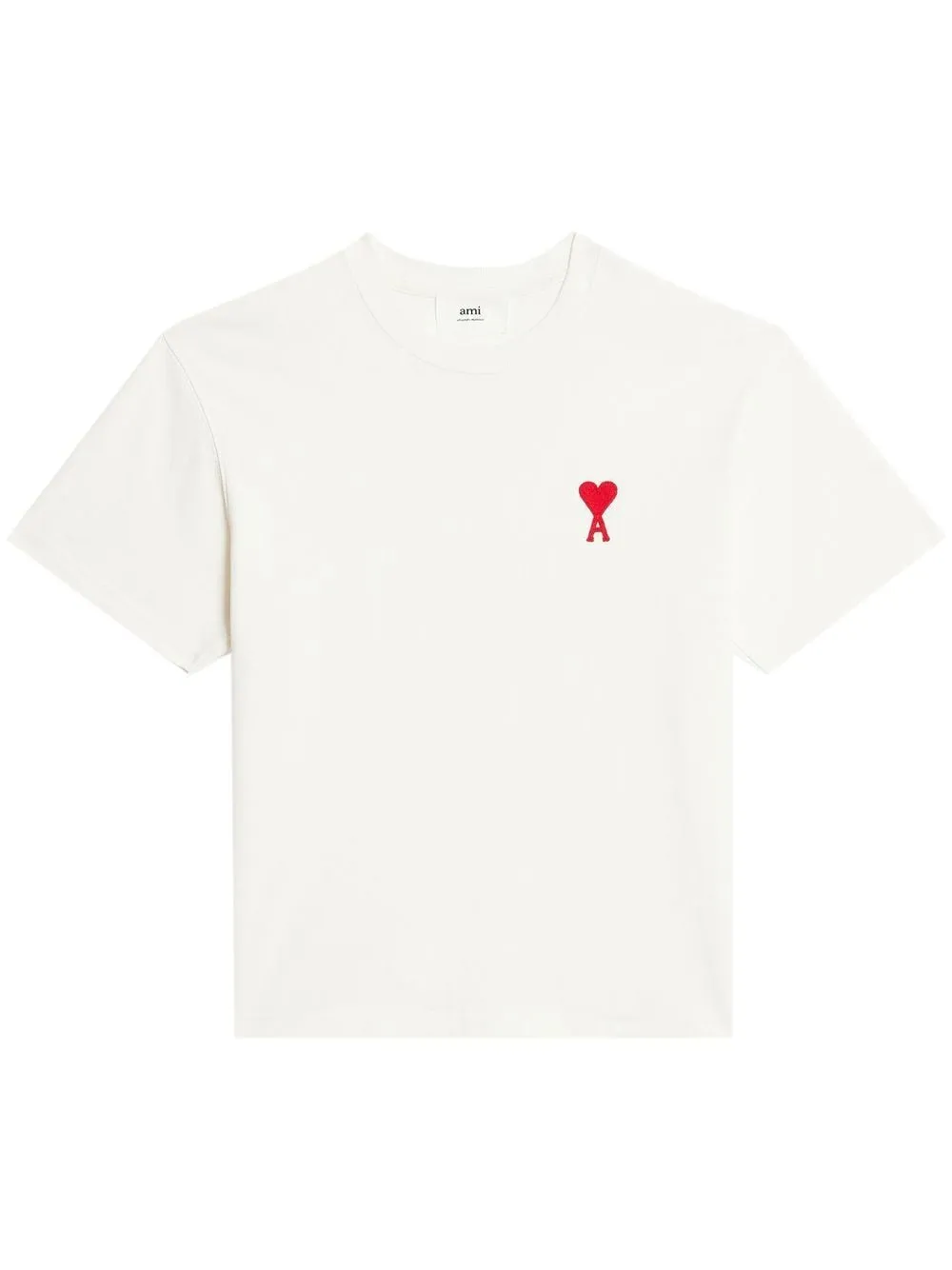 AMI Paris  - T-Shirt White Ami De Coeur