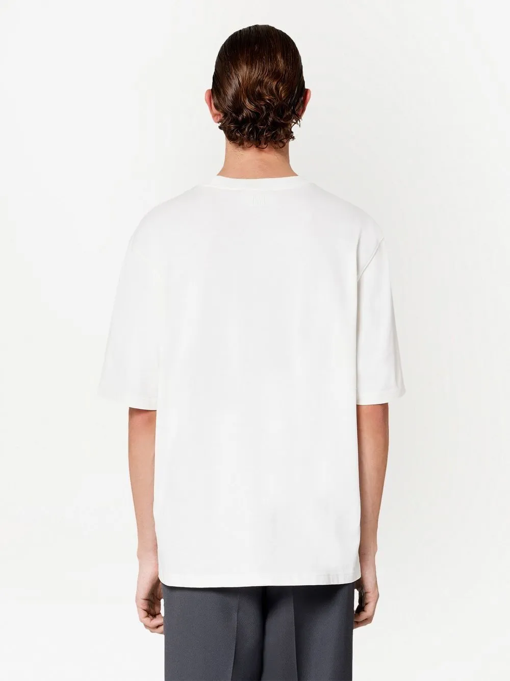 AMI Paris  - T-Shirt White Ami De Coeur