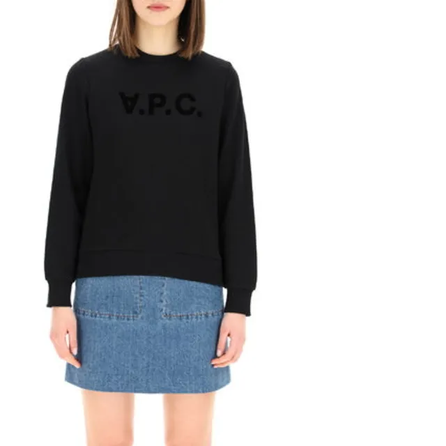 A.P.C.  |Unisex Plain Cotton Logo Hoodies & Sweatshirts