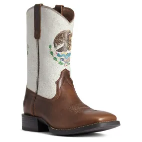 Ariat Men's Sport Orgullo Mexicano Flag Medallion Boots 10038385