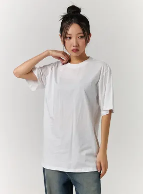 Basic Standard Fit Short Sleeve Top CD329