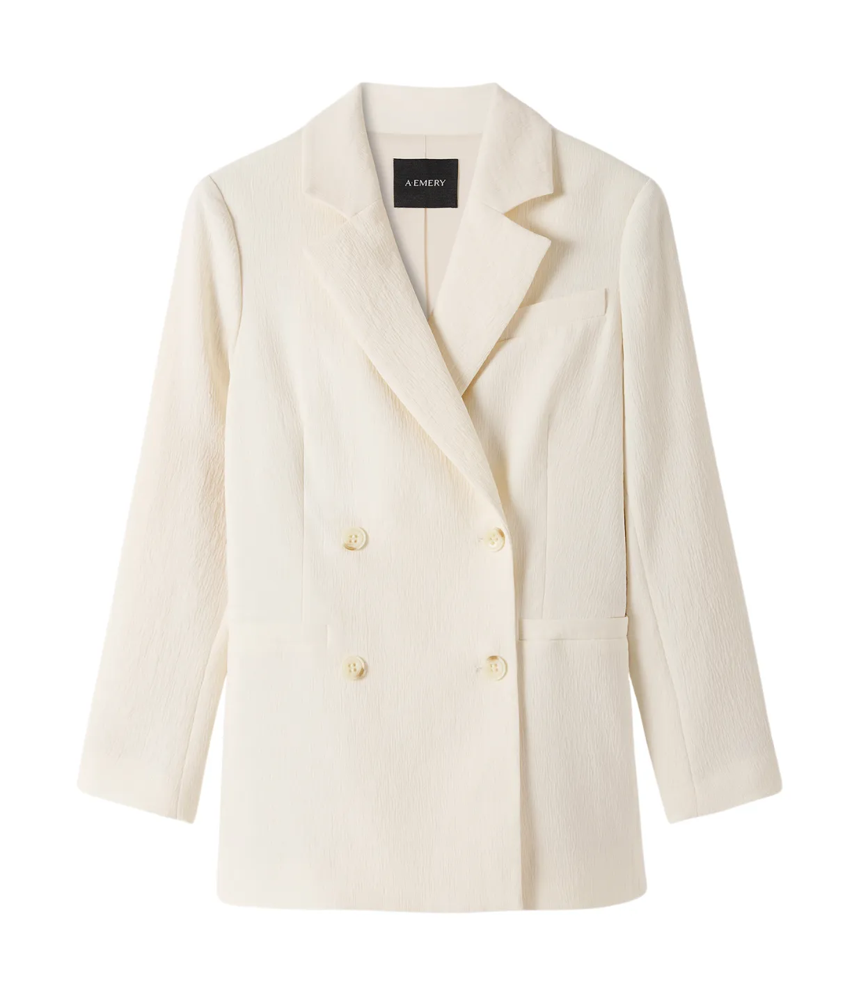 Belen Double Breasted Blazer in Oyster