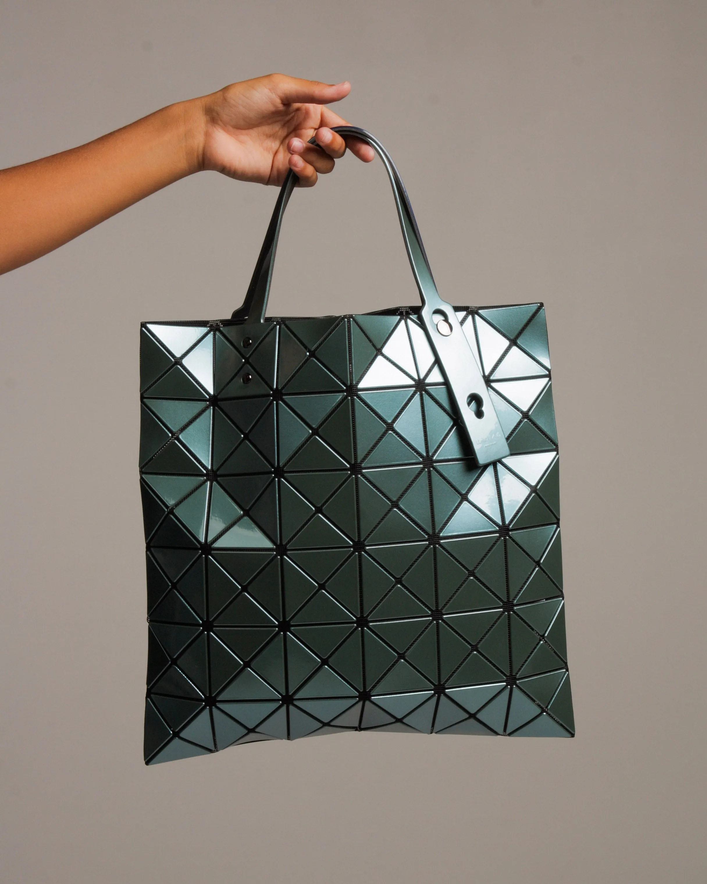 Blue and Green Medium Lucent Tote Bag