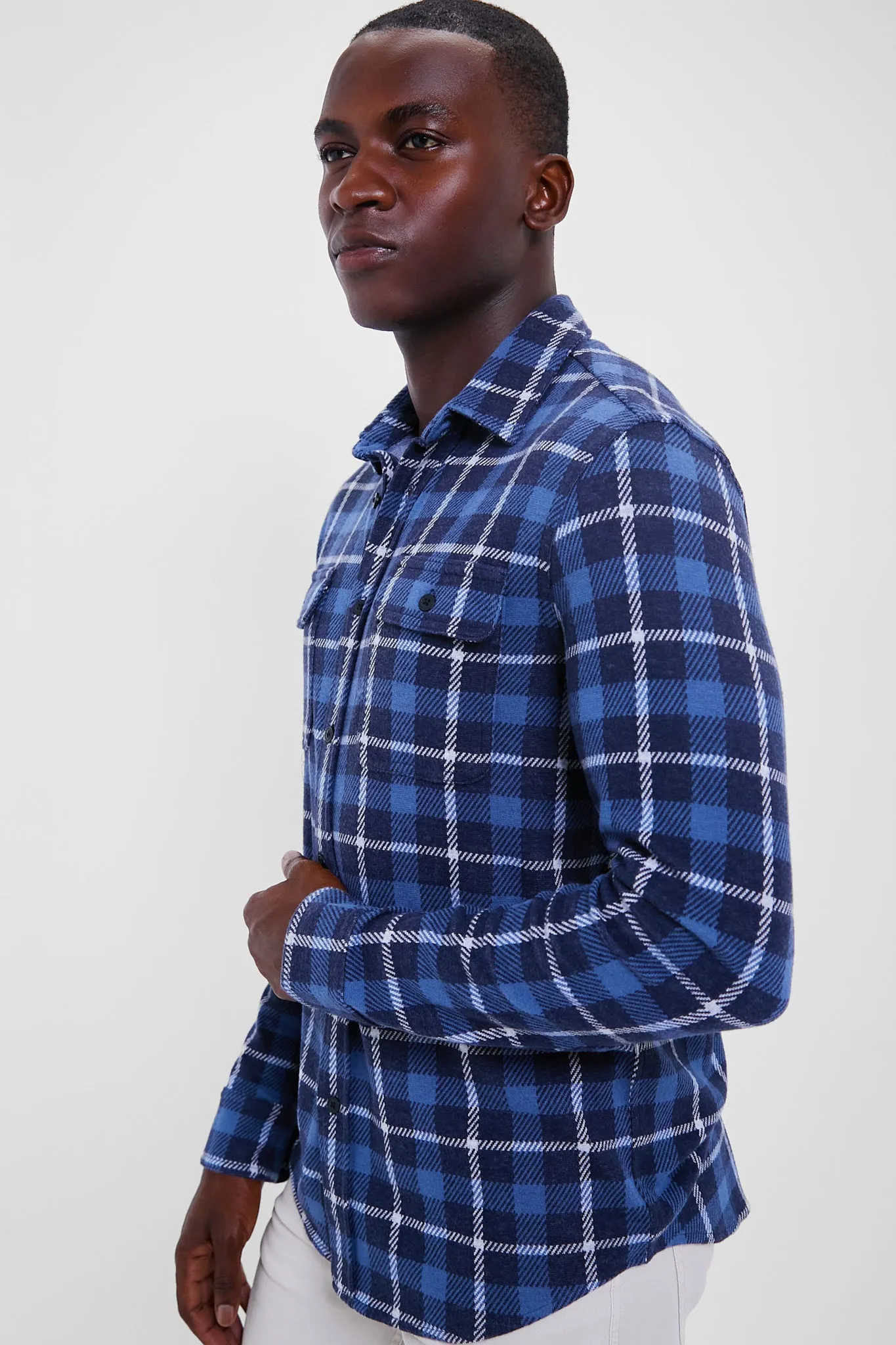 Blue Winds Plaid Legend Sweater Shirt