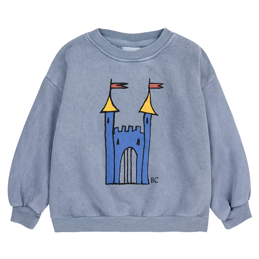 Bobo Choses Child Faraway Castle Sweatshirt Grey