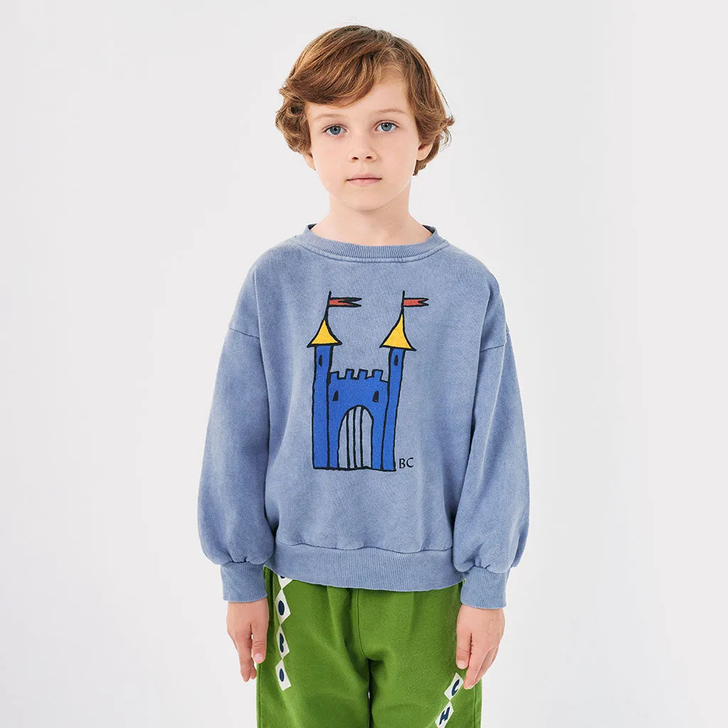 Bobo Choses Child Faraway Castle Sweatshirt Grey