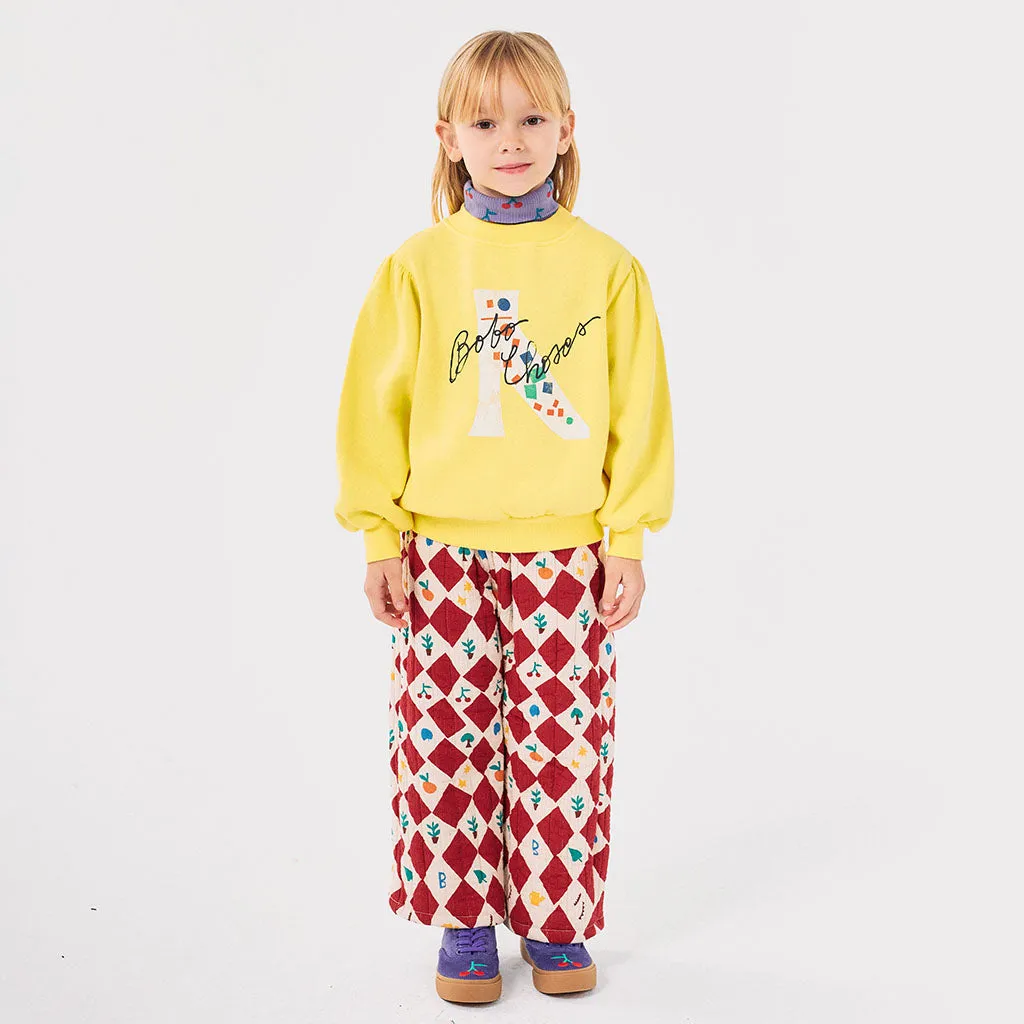 Bobo Choses Child Magic Shoe Sweatshirt Yellow