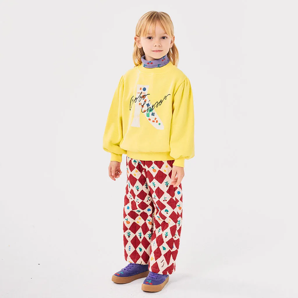 Bobo Choses Child Magic Shoe Sweatshirt Yellow