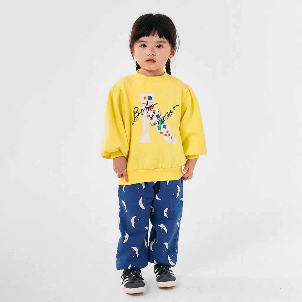 Bobo Choses Child Magic Shoe Sweatshirt Yellow