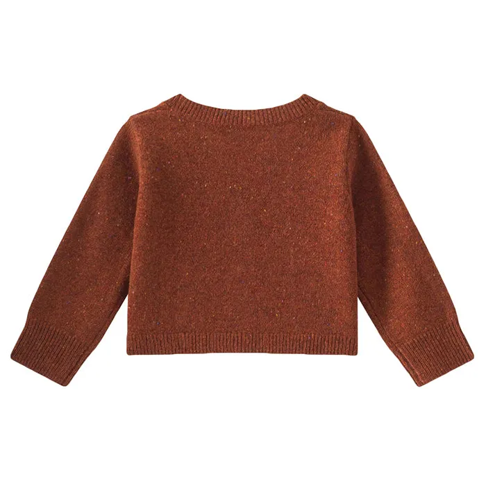 Bonpoint Baby Thymael Cardigan Sienna Brown