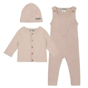 Bonton Baby Three Piece Set Marshmallow Pink