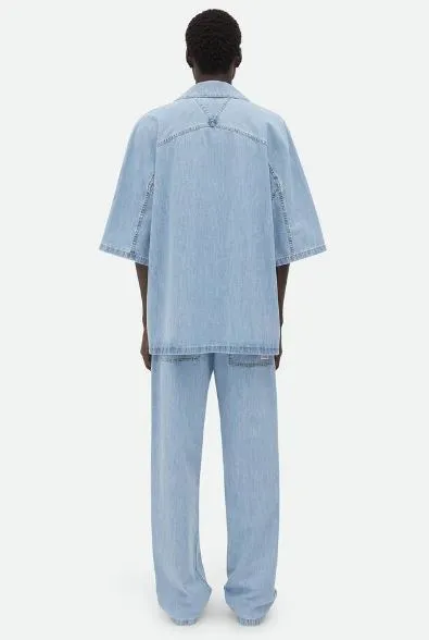 BOTTEGA VENETA  |Light bleached denim shirt