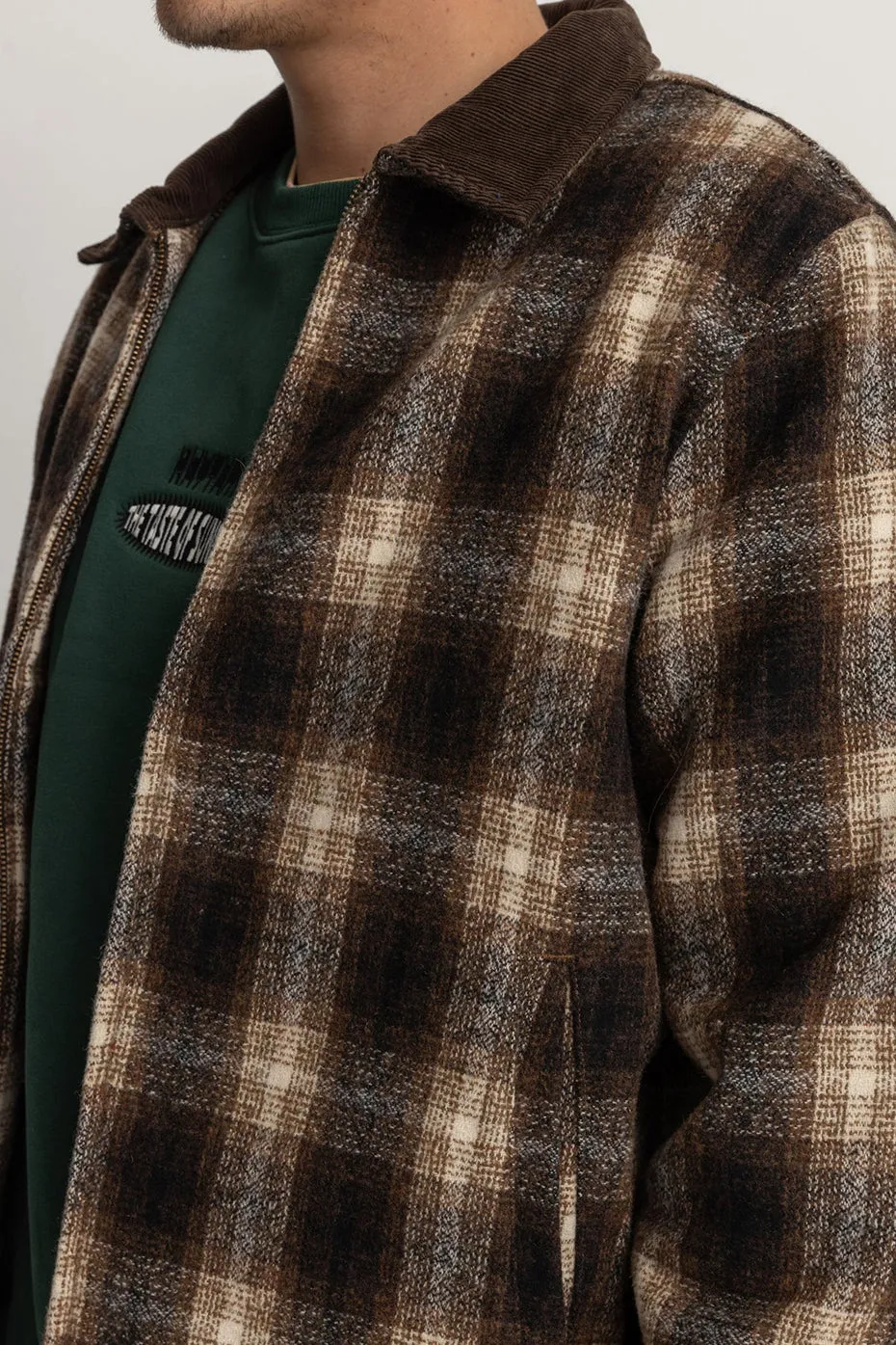 Brown James Check Jacket