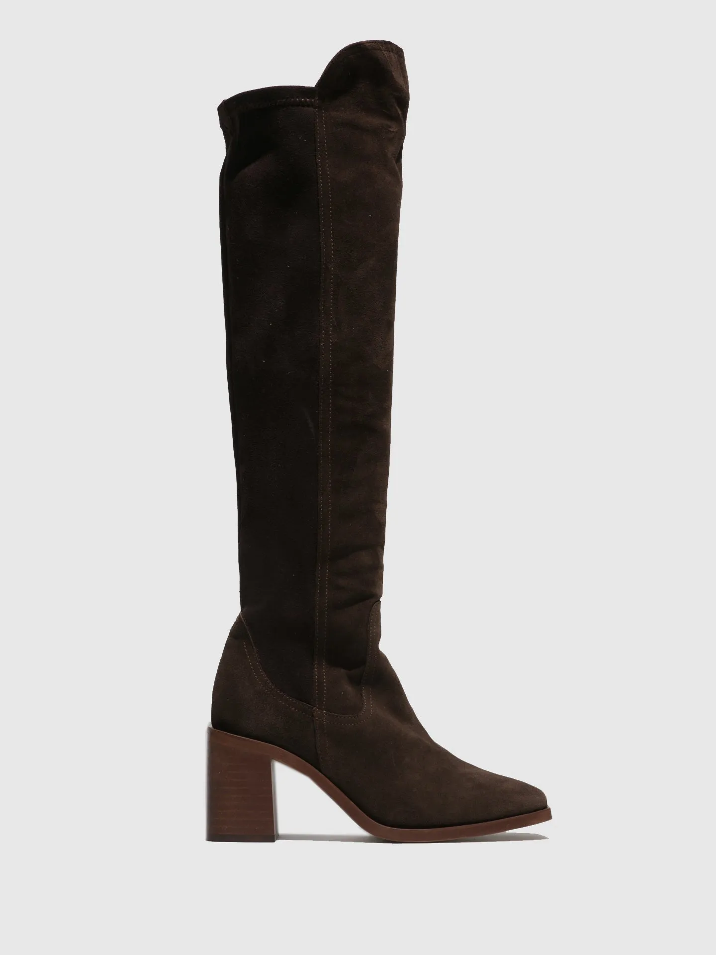 Brown Knee-High Boots