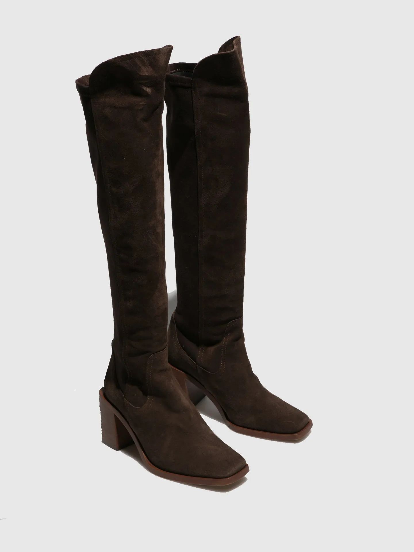 Brown Knee-High Boots