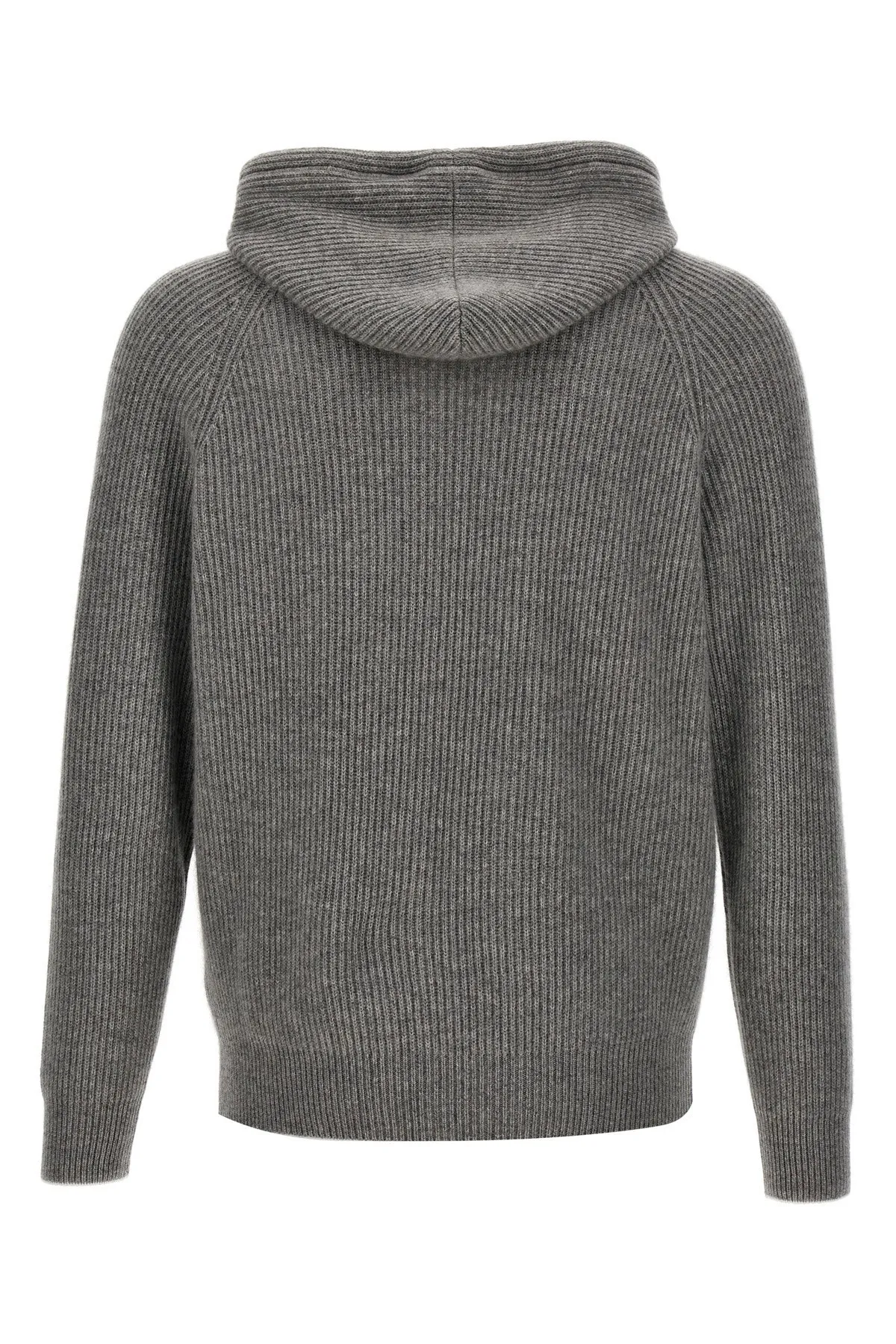 BRUNELLO CUCINELLI  |Cashmere Long Sleeves Logo Hoodies