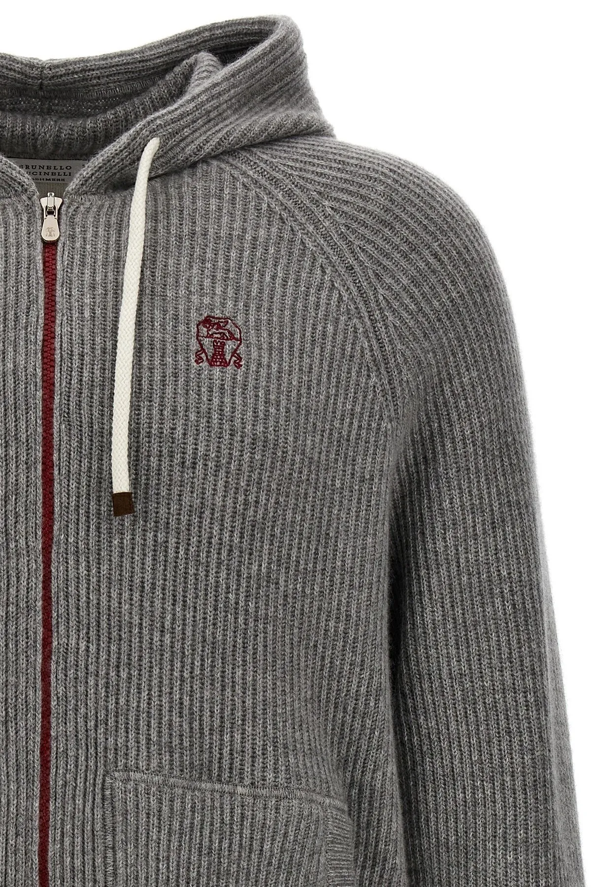 BRUNELLO CUCINELLI  |Cashmere Long Sleeves Logo Hoodies