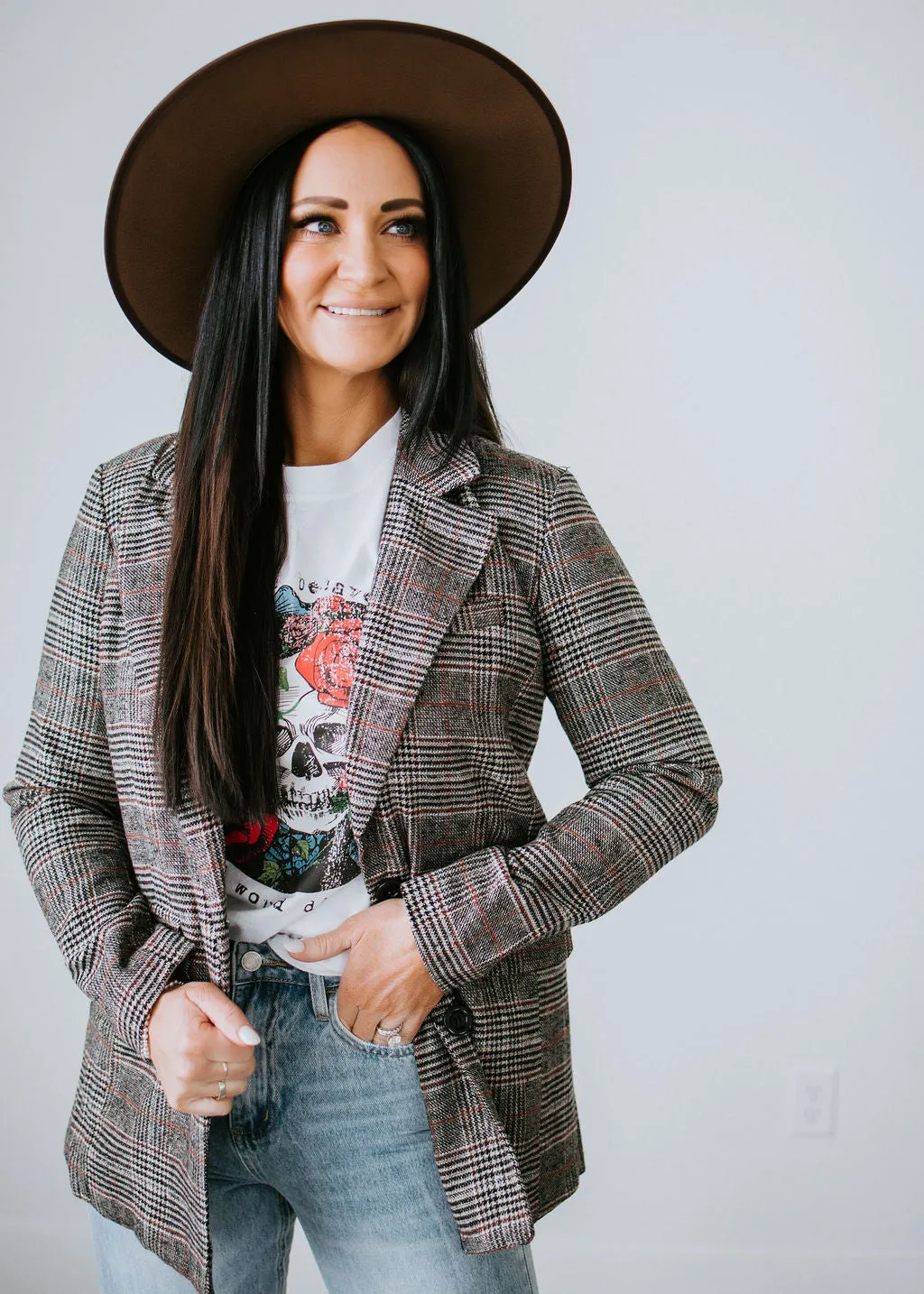 Calaway Plaid Blazer