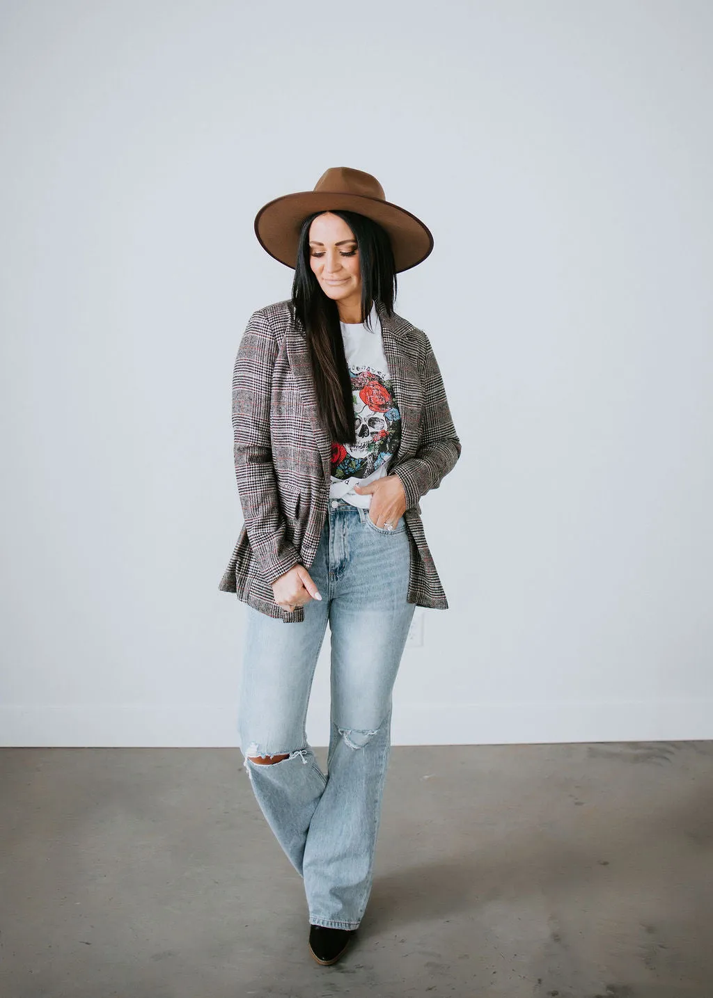 Calaway Plaid Blazer