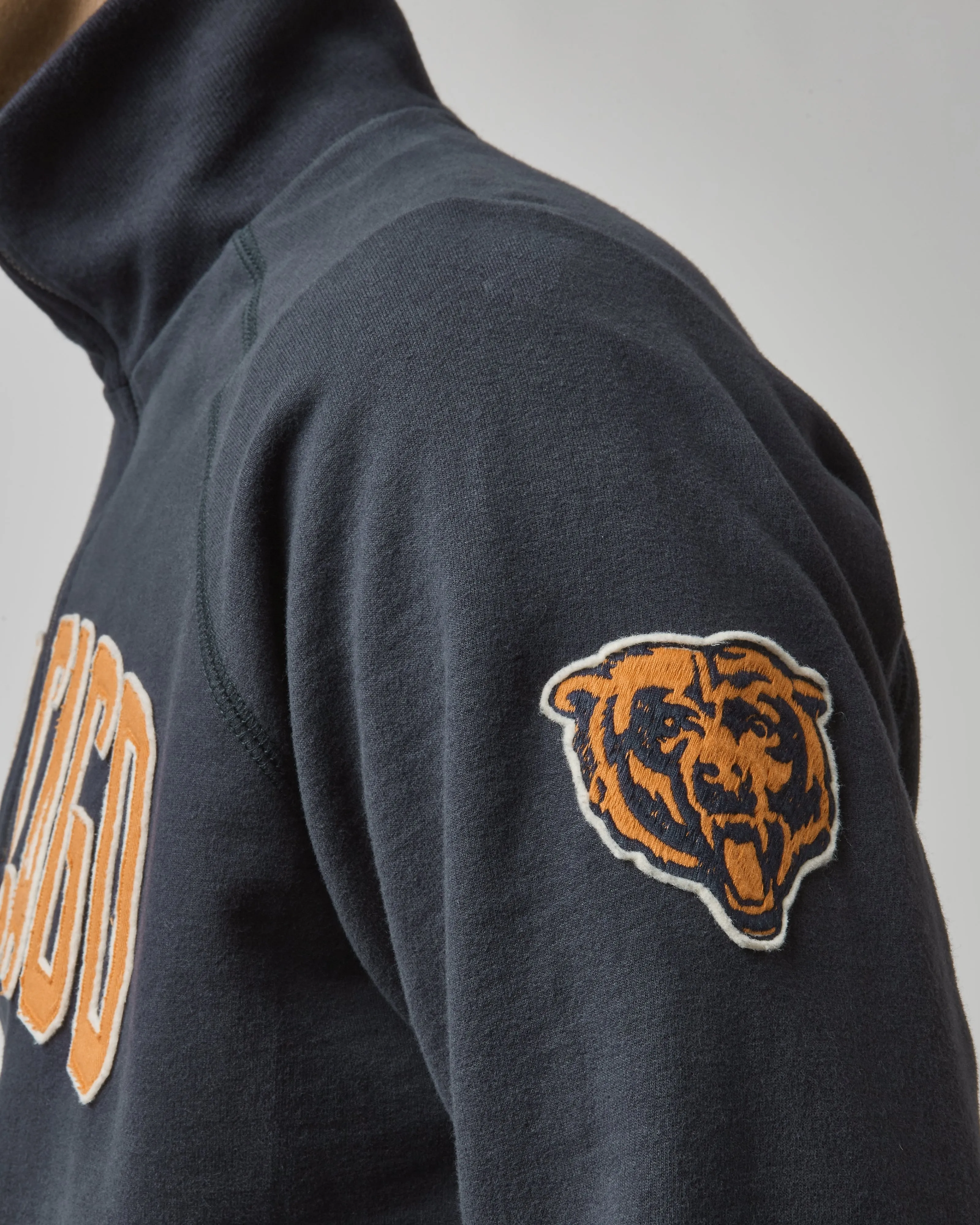 CHICAGO BEARS BANKS '47 HARRIS SCRIMMAGE 1/4 ZIP