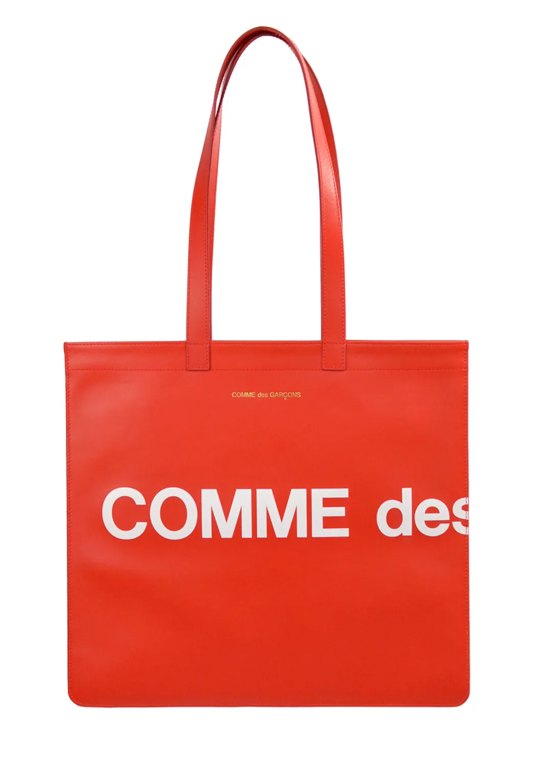 COMME DES GARCONS SA9001HL UNISEX LOGO TOTE BAG RED