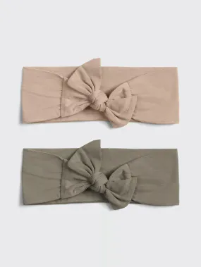 Cotton Adjustable Headbands - Eucalyptus