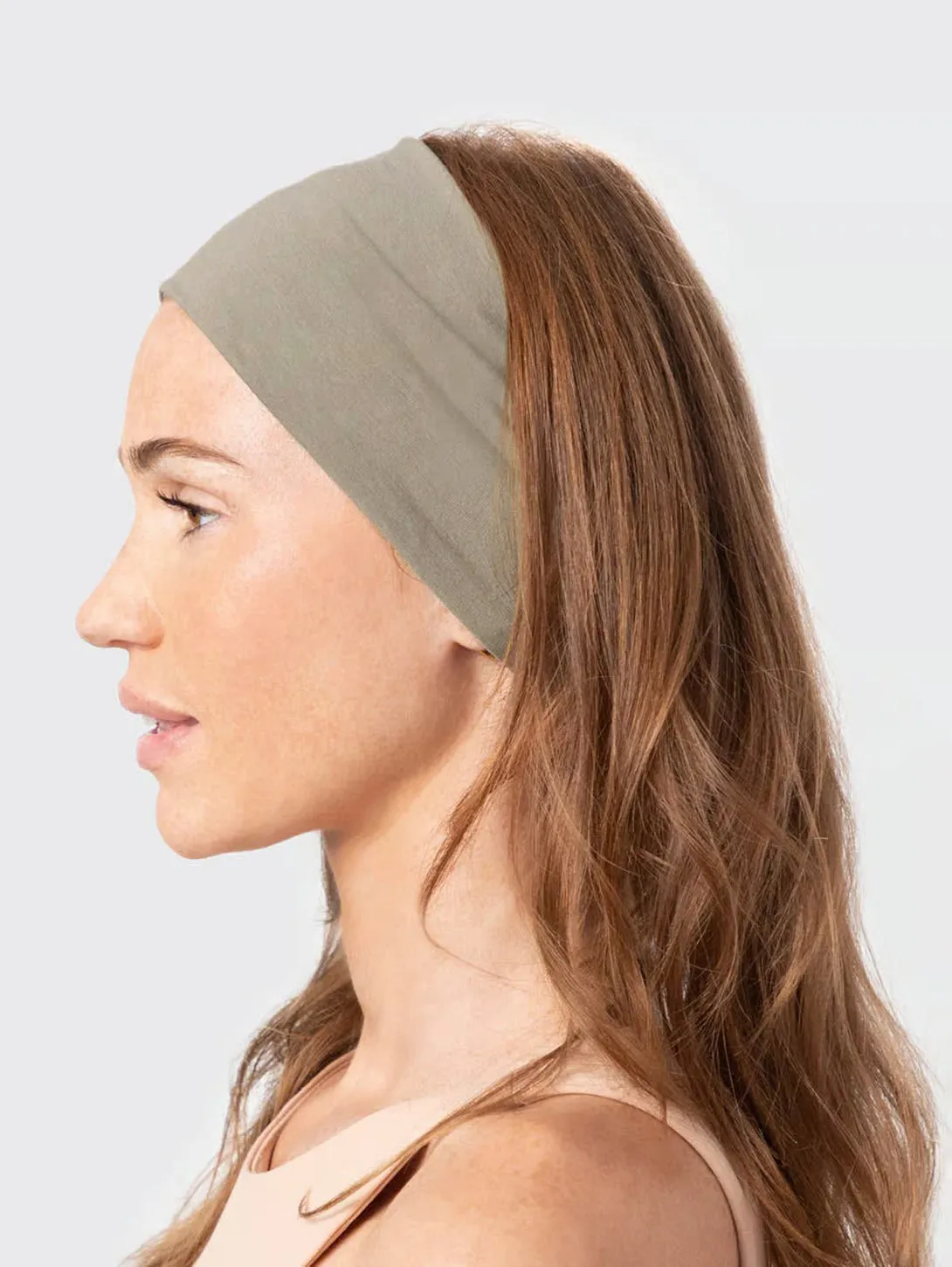 Cotton Adjustable Headbands - Eucalyptus