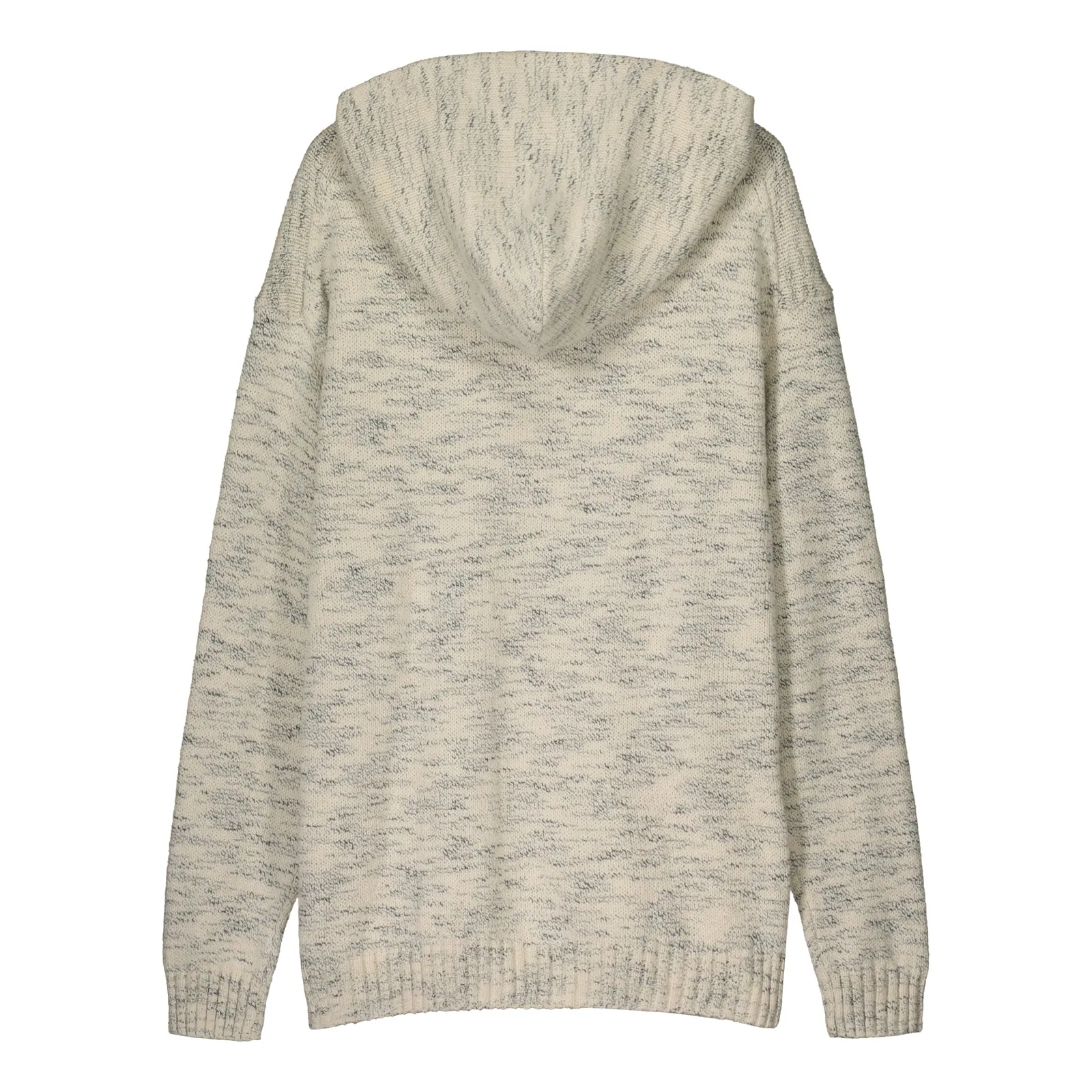 COTTON KNIT HOODIE