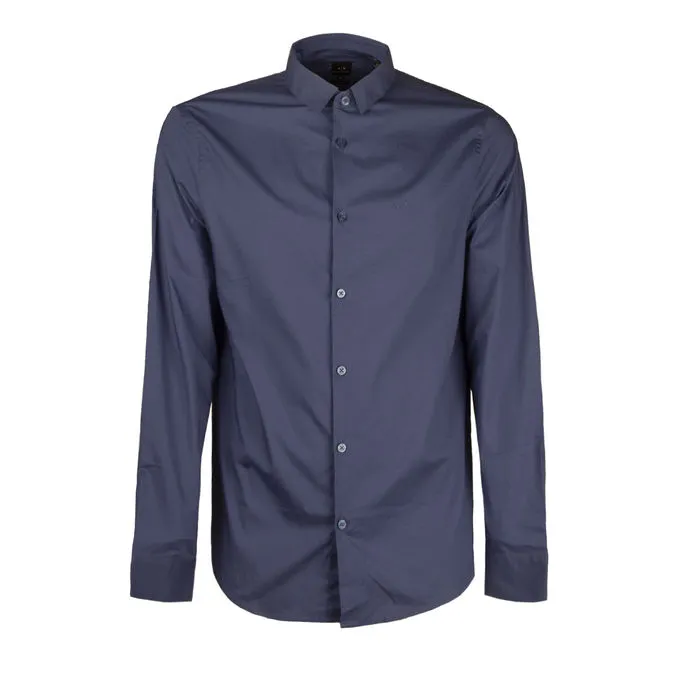 COTTON SHIRT Man True Navy