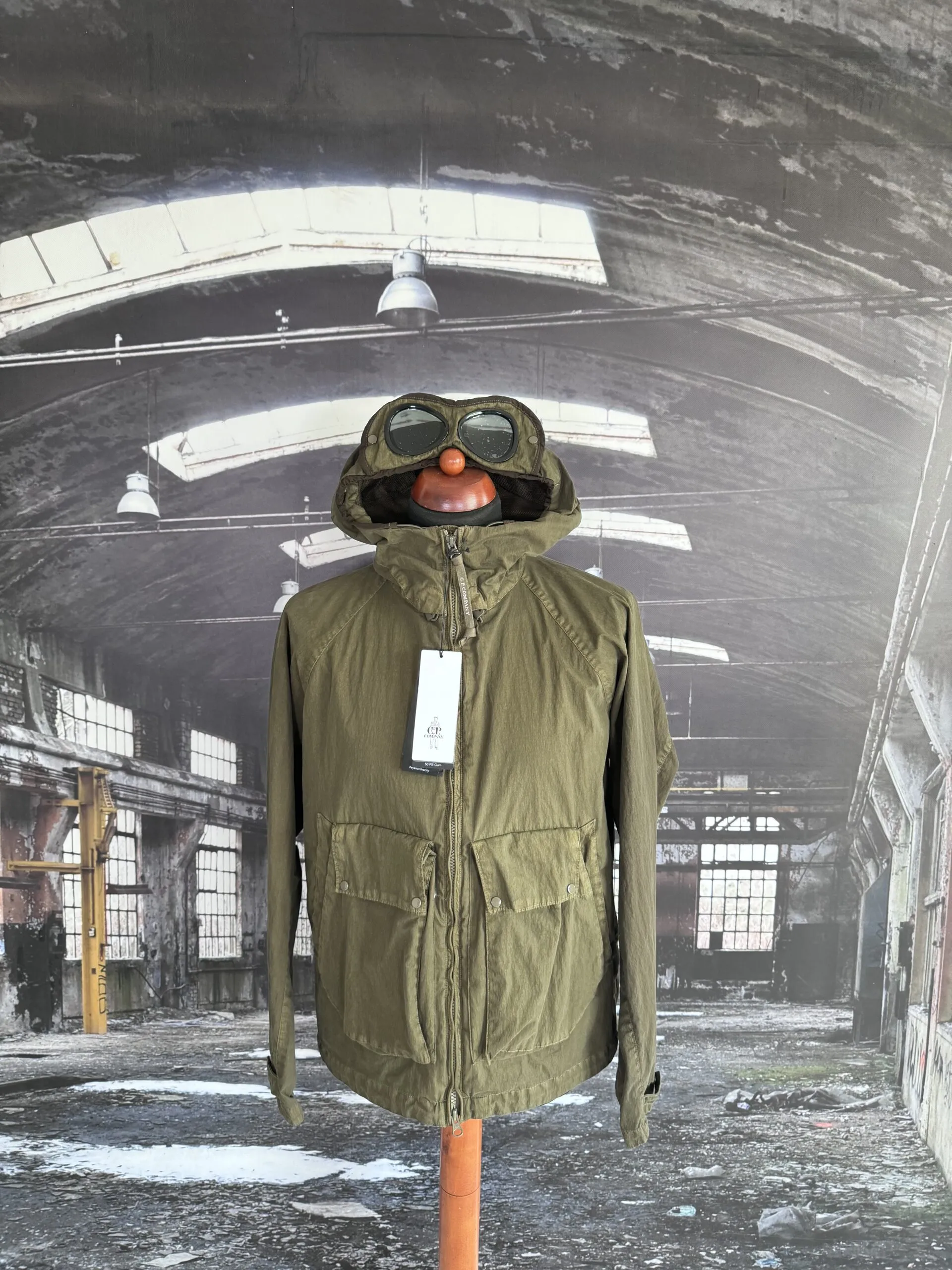 C.P. COMPANY 50 FILI GUM GOGGLE JACKET