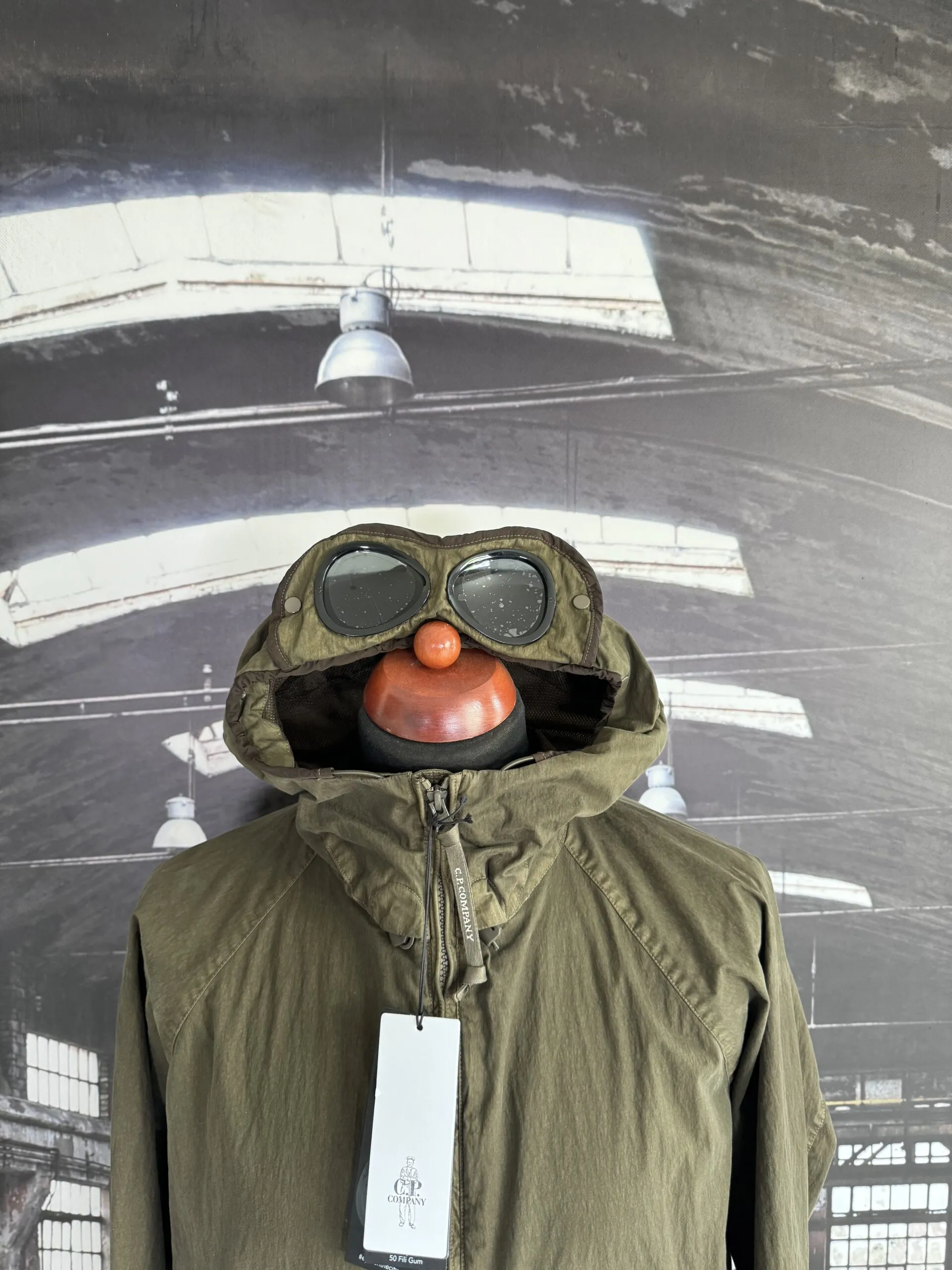 C.P. COMPANY 50 FILI GUM GOGGLE JACKET