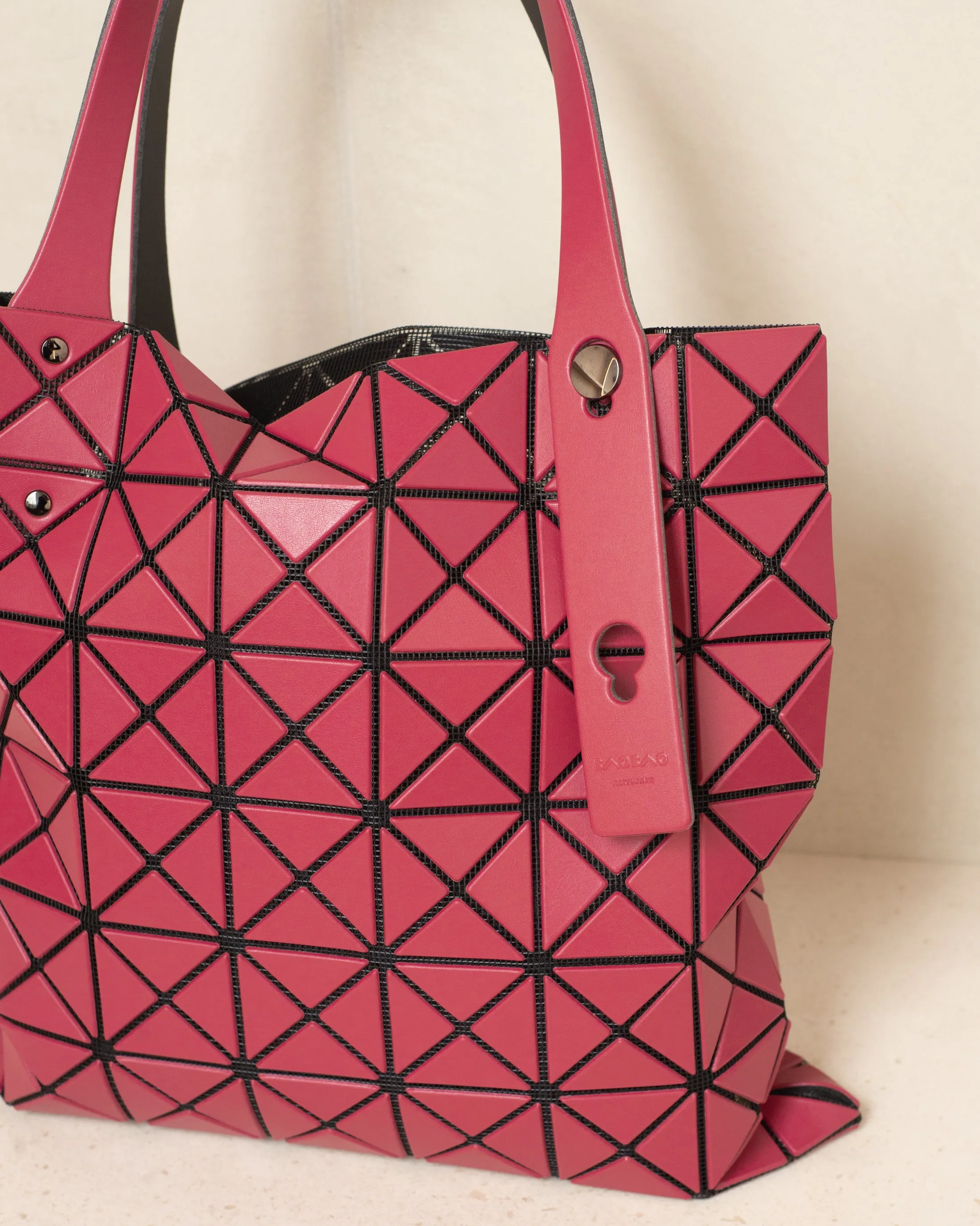 Crimson Prism Matte Tote Bag