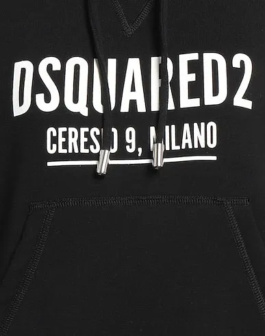 D SQUARED2  |Plain Cotton Logo Hoodies & Sweatshirts