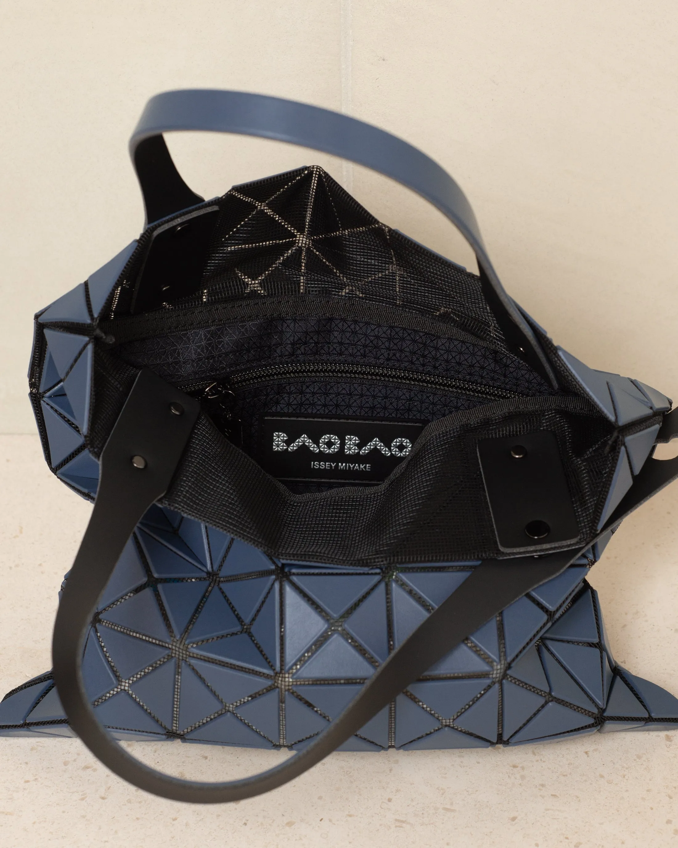 Dark Blue Prism Matte Tote Bag