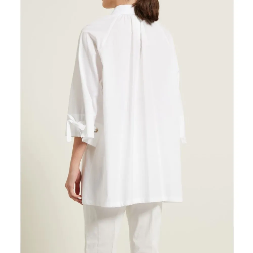 Diffusione Tessile  |Street Style Cropped Plain Cotton Logo Tunics