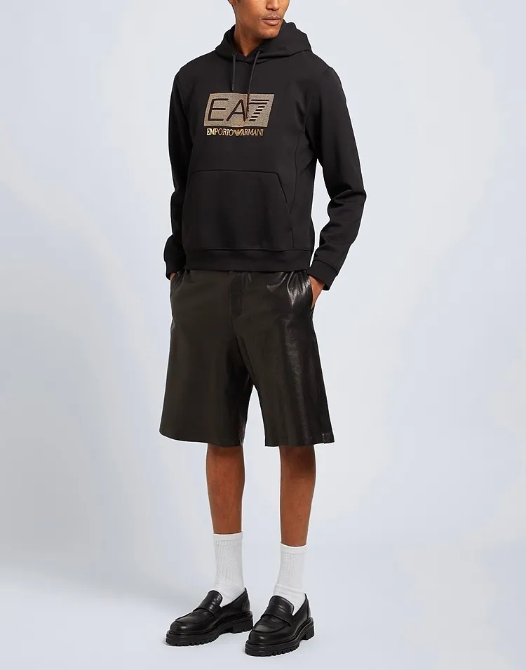 EMPORIO ARMANI  |Long Sleeves Logo Hoodies