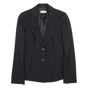 EMPORIO ARMANI Womens Blazer Jacket Black Wool M