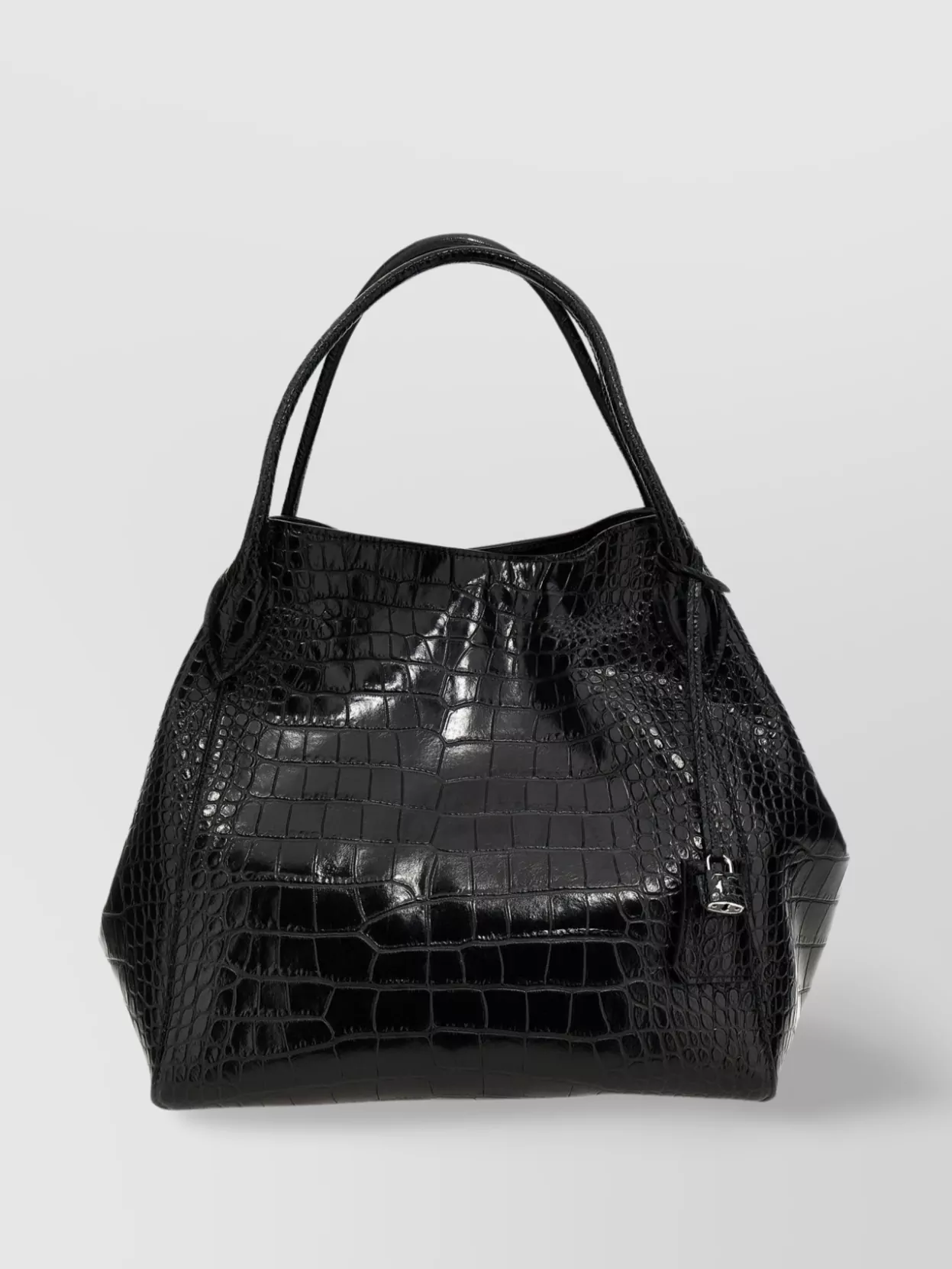 Ermanno Scervino   Crocodile pattern leather tote bag