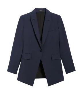 Etiennette Wool Blazer in Nocturne Navy