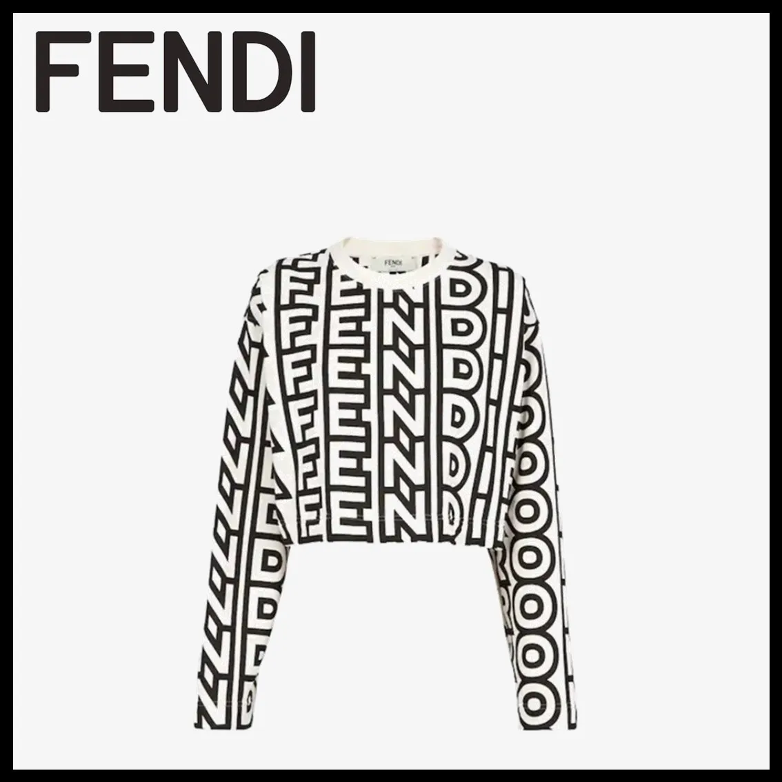 FENDI  |Plain Logo Outlet Hoodies & Sweatshirts