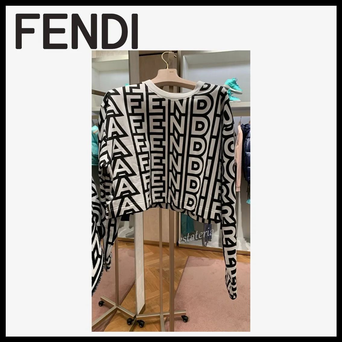 FENDI  |Plain Logo Outlet Hoodies & Sweatshirts